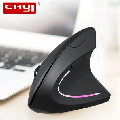 Ergonomic 2.4G Wireless Vertical Mouse for Right and Left-Handed Users - 6D USB Optical Gaming Mouse for Laptop and PC