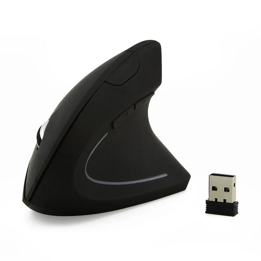 Ergonomic 2.4G Wireless Vertical Mouse for Right and Left-Handed Users - 6D USB Optical Gaming Mouse for Laptop and PC