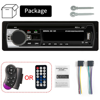 1 DIN Bluetooth Car Stereo with MP3 Player, 60W x 4 FM Radio, USB/SD, and AUX Input